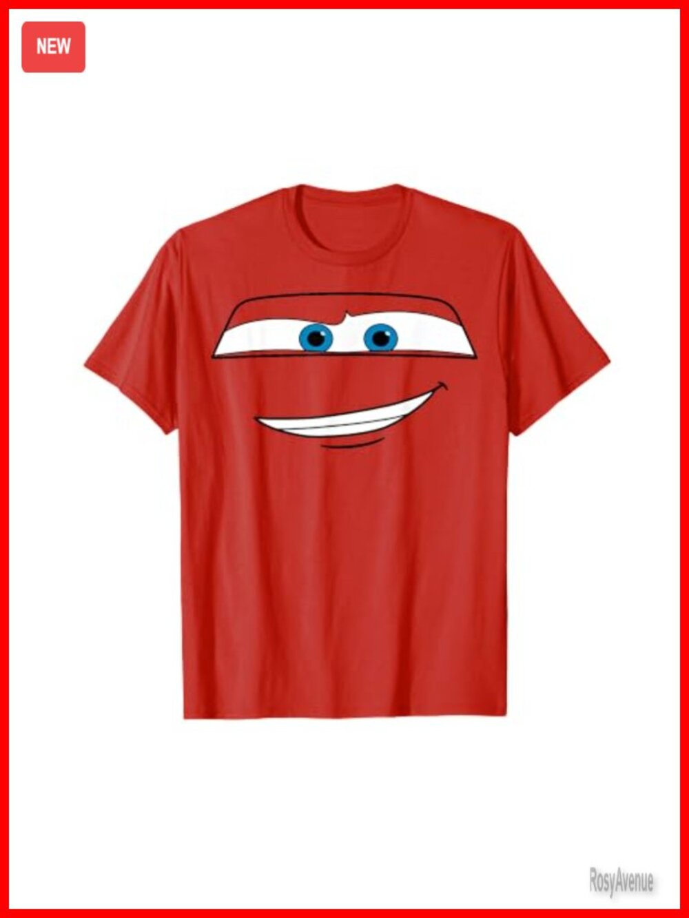 Disney Pixar Cars Lightning McQueen Graphic T-Shirt Short Sleeve